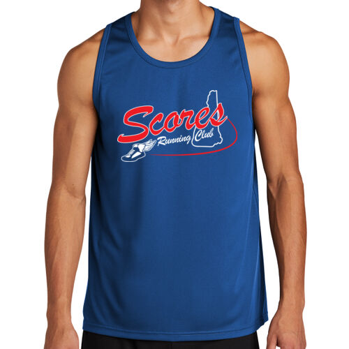 Unisex Performance Tank (Blue/Grey) Thumbnail