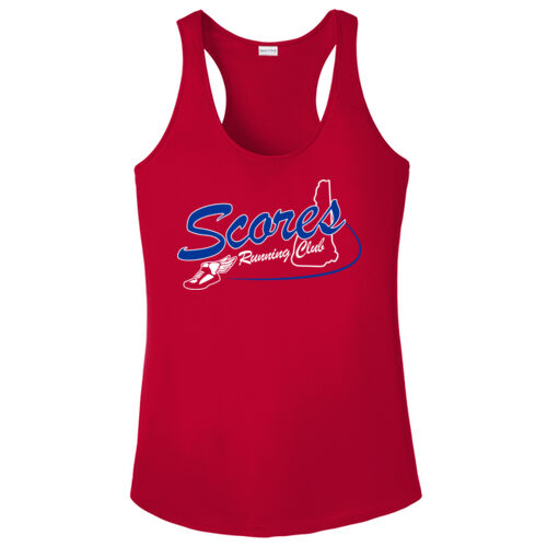 Ladies' Racerback Performance Tank (Red) Thumbnail